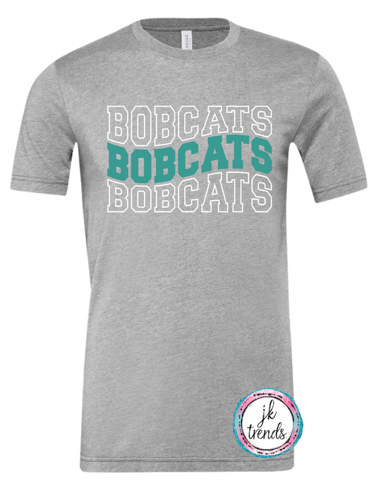 Bobcats Stacked Wave