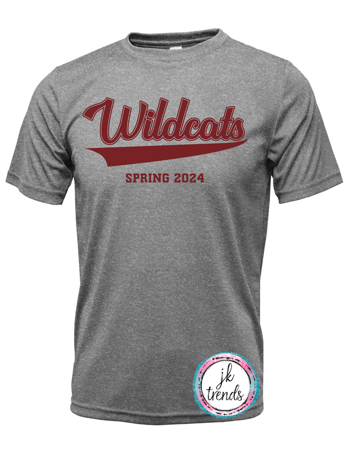 Wildcats 2024 Spring Gray Shirt