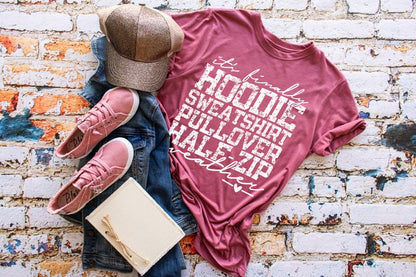 It's Finally Hoodie Sweatshirt Pullover Half-Zip Weather