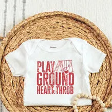 Play Ground Heart Throb (white print) YOUTH