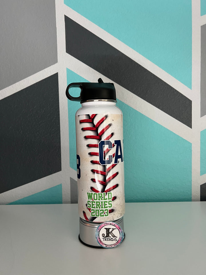 KTN 2023 World Series Baseball or Softball Water Bottle