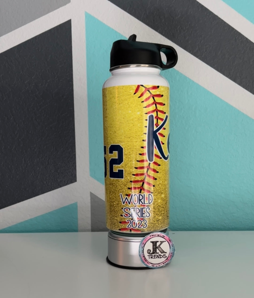 KTN 2023 World Series Baseball or Softball Water Bottle