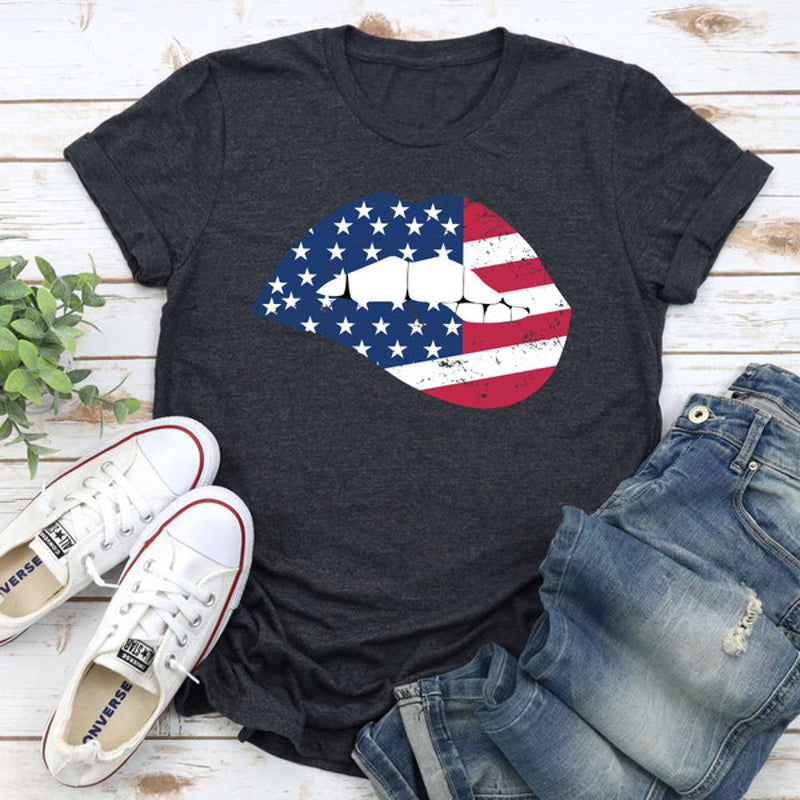 American Flag Mouth