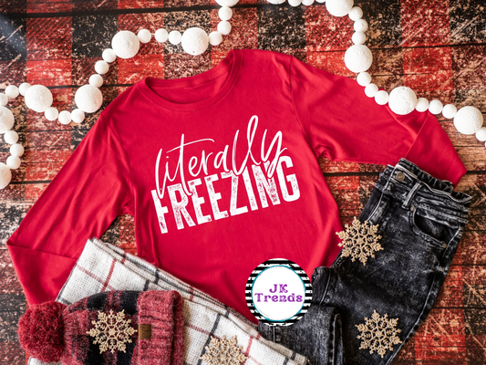 Literally freezing (short sleeve)