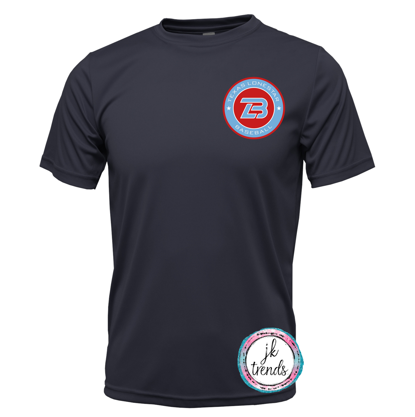 Lonestar Baseball Circle Drifit Short Sleeve Crew