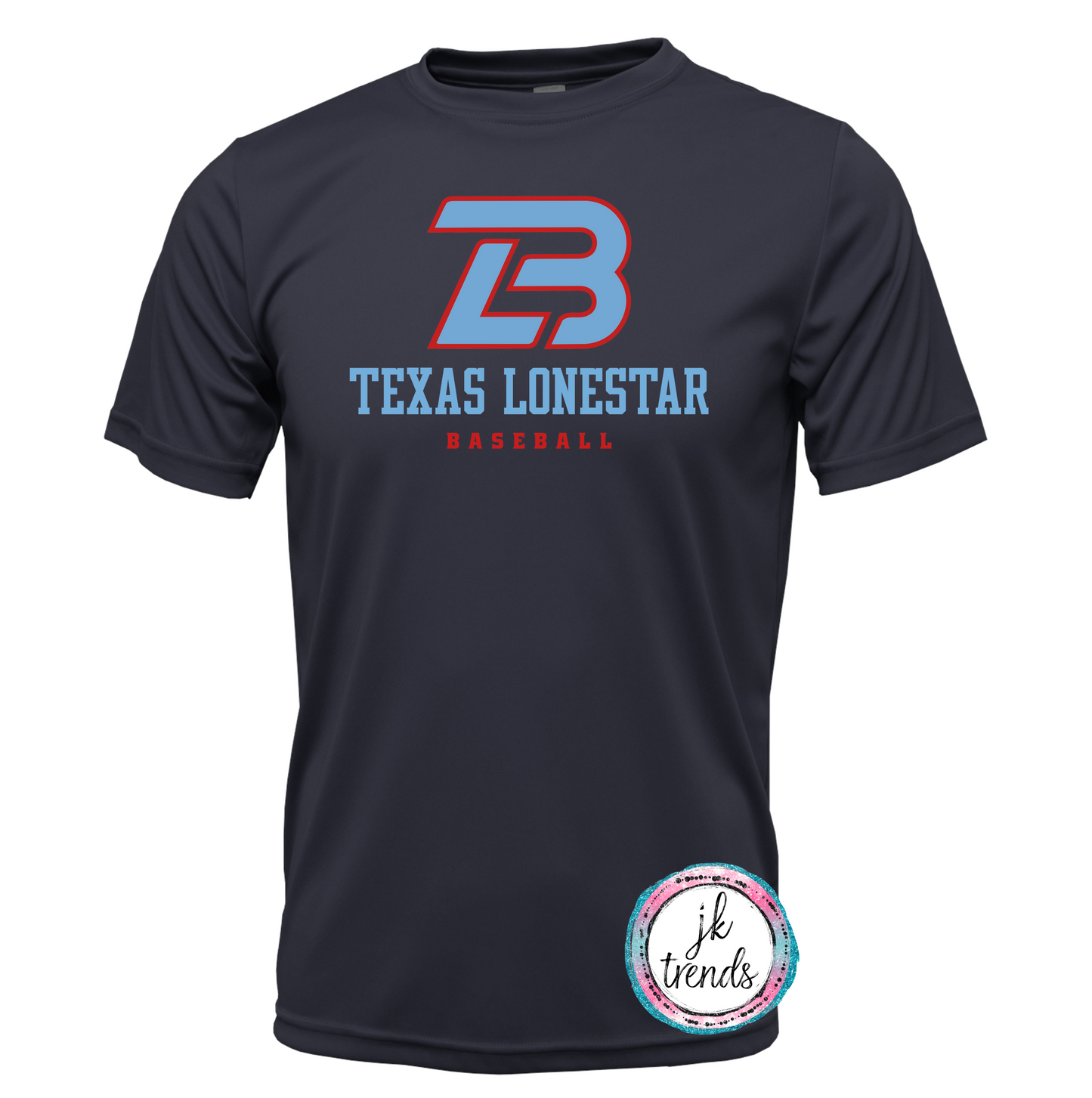 Texas Lonestar Baseball Stacked Drifit Short Sleeve Crew