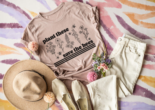 Plant These Save the Bees