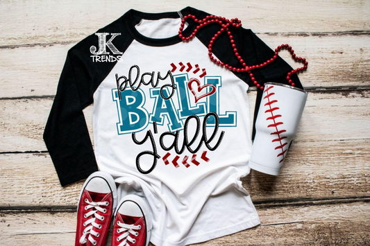 Play Ball Yall (short sleeve)
