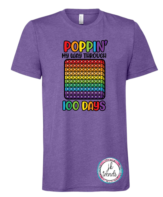 Poppin My Way Through 100 Days (Black)