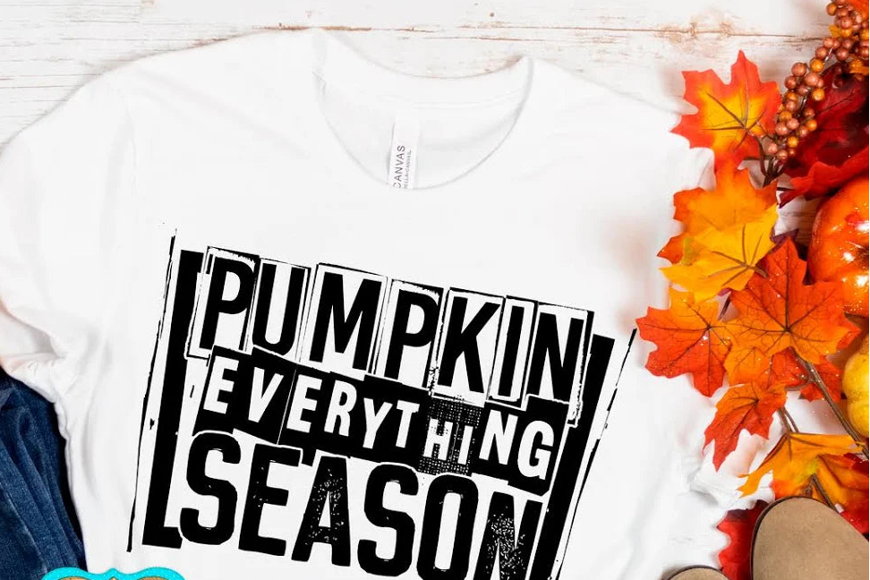 Pumpkin Everything Season (Gold Print)