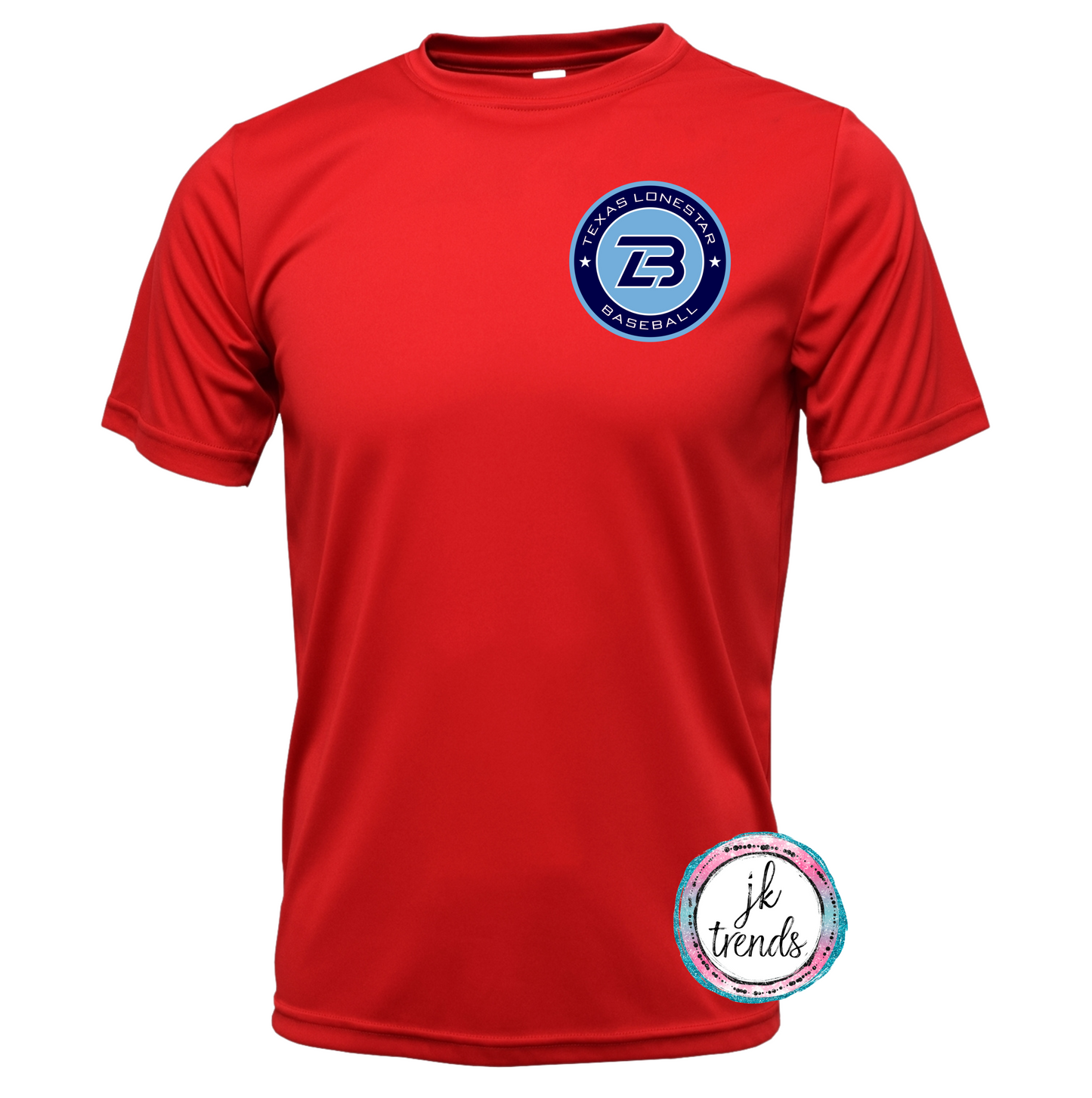 Lonestar Baseball Circle Drifit Short Sleeve Crew