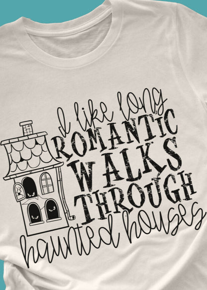 Romantic Walks through Haunted Houses
