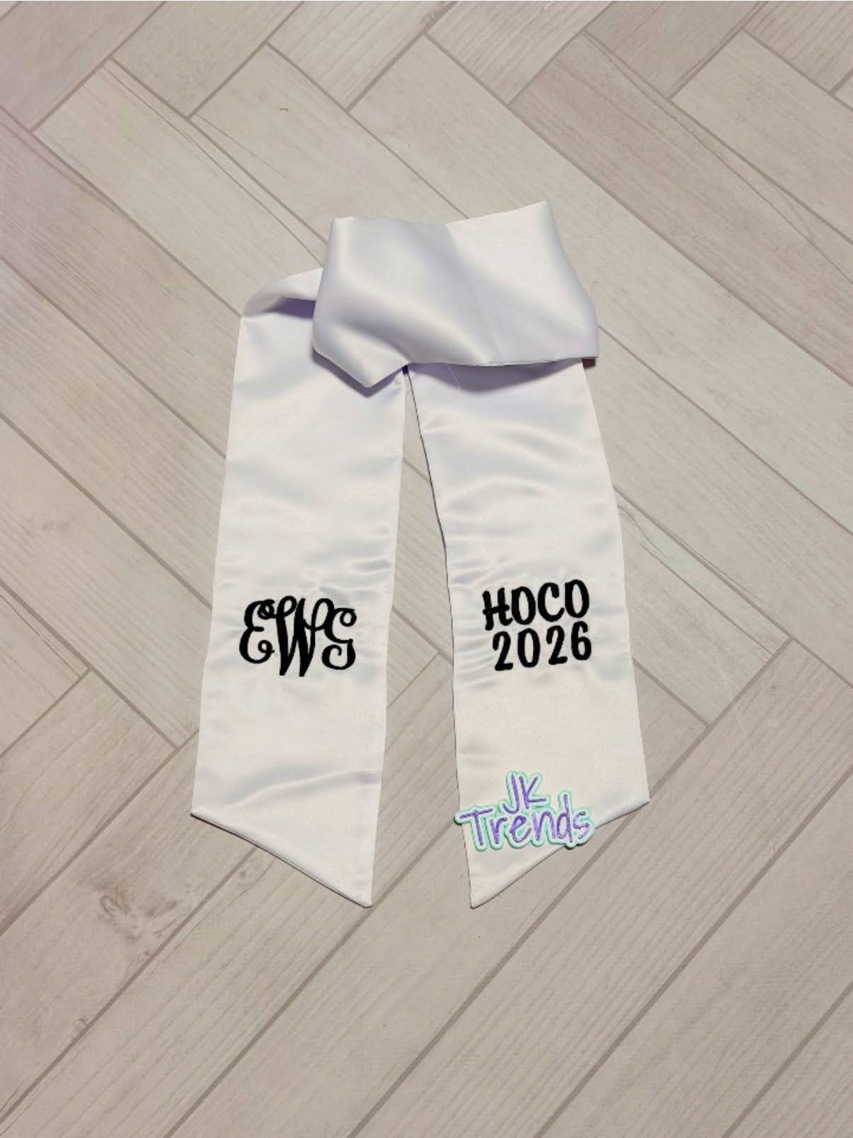 Homecoming Prom Bouquet Sash