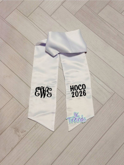 Homecoming Prom Bouquet Sash
