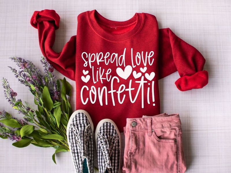 Spread Love Like Confetti (short Sleeve)