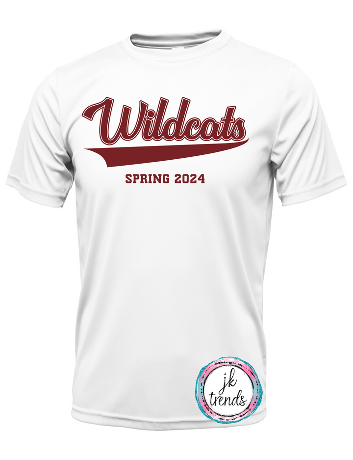 Wildcats 2024 Spring White Shirt