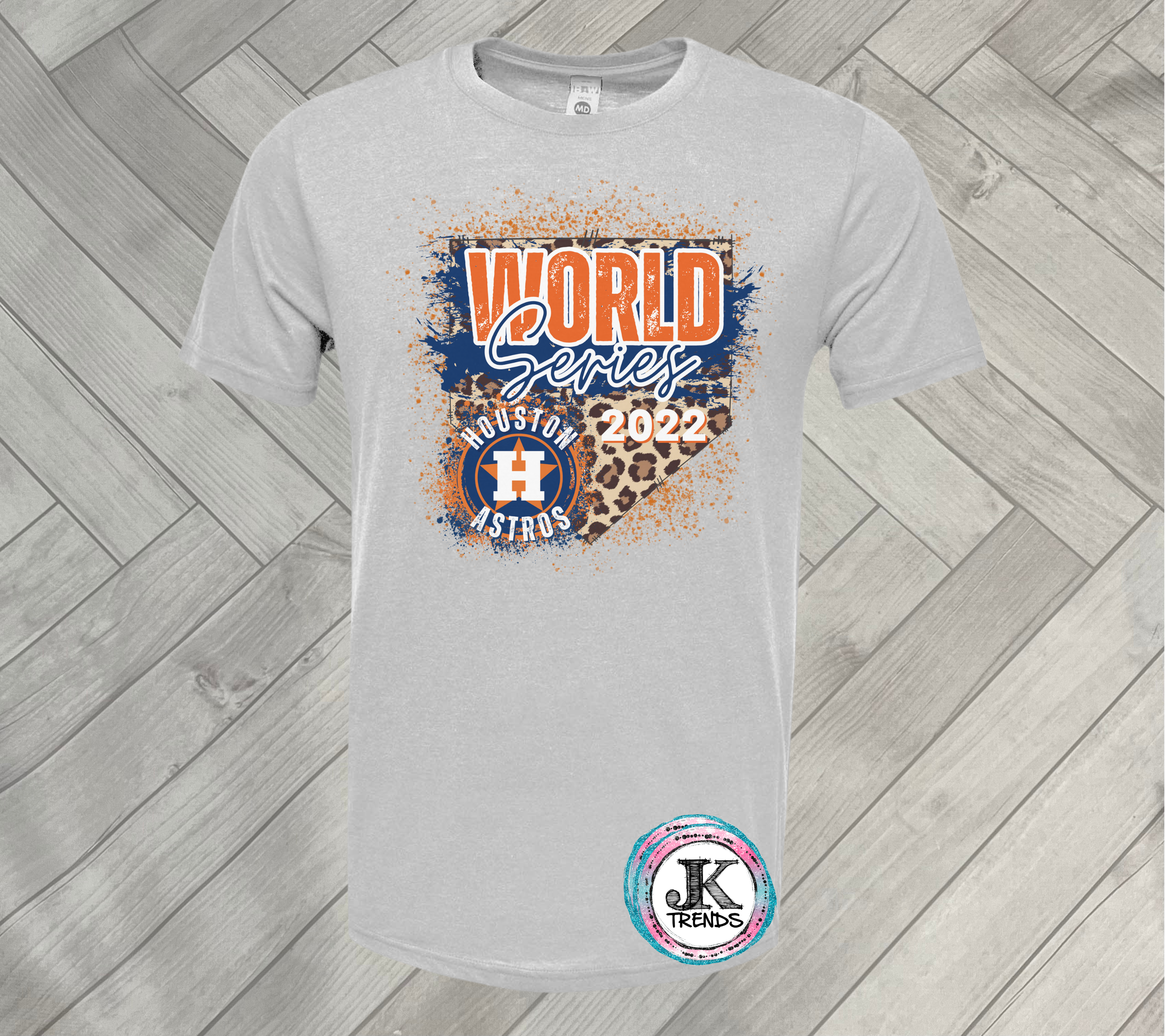 Houston Astros World Series 2022 Leopard Short Sleeved Shirt