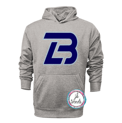 LB Logo of Lonestar Youth & Adult Baseball Performance Hoodie