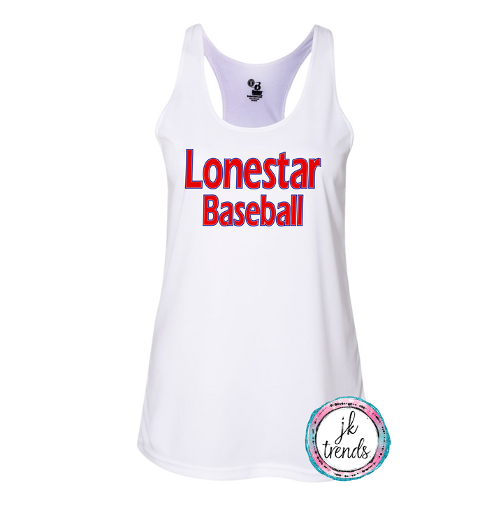 Lonestar Baseball Girls Ladies Drifit Tank