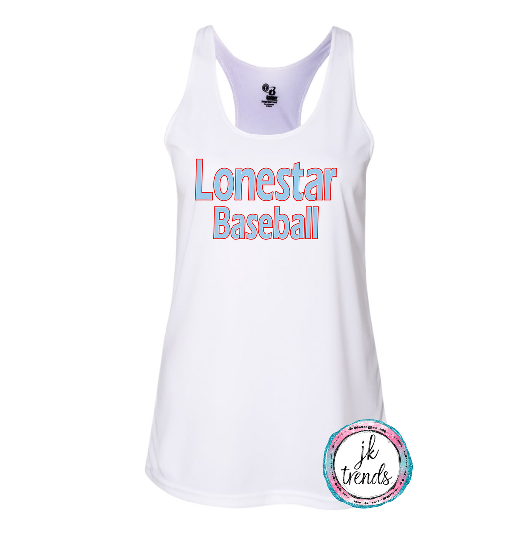 Lonestar Baseball Girls Ladies Drifit Tank