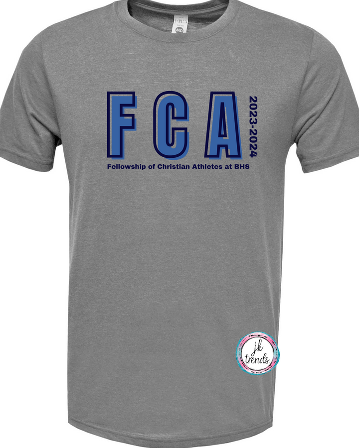 FCA Outlined Cotton Feel Short Sleeve Shirt