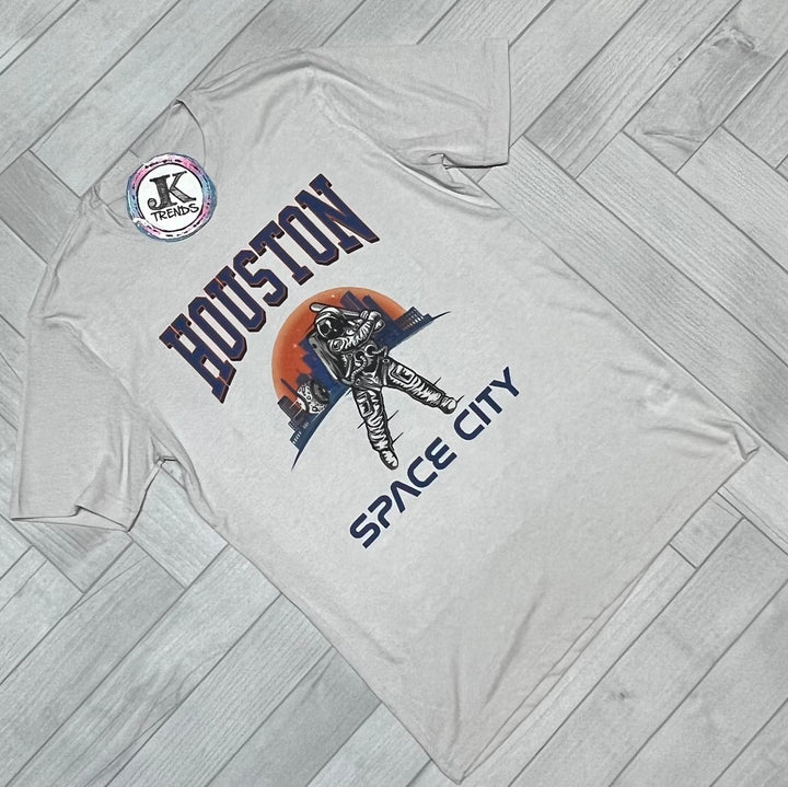 Space City Houston Astros Astronaut Short Sleeved Shirt