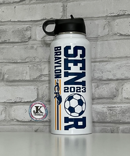 Senior Soccer Water Bottle Sublimation