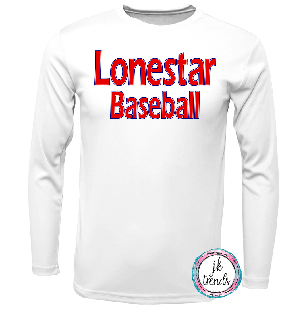 Lonestar Baseball Youth and Adult Long Sleeve Dri-Fit