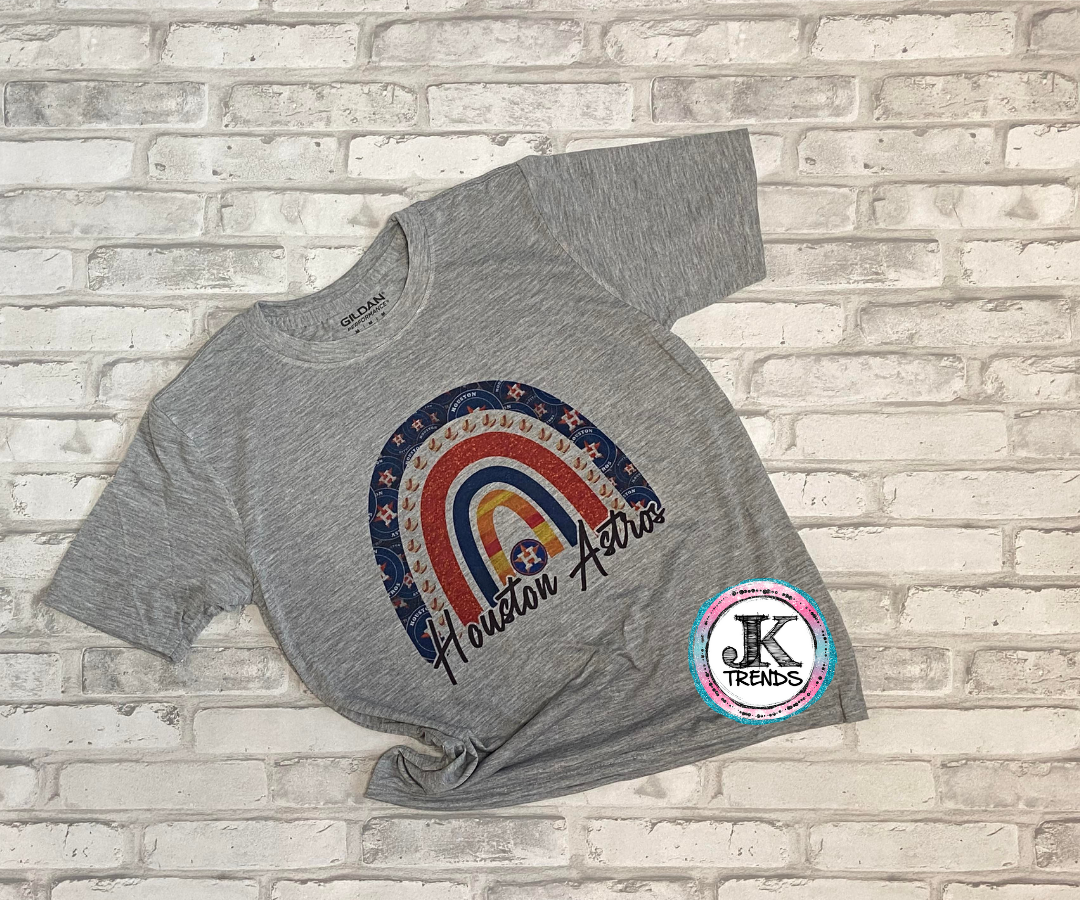 Rainbow Astros Unisex Crew Neck