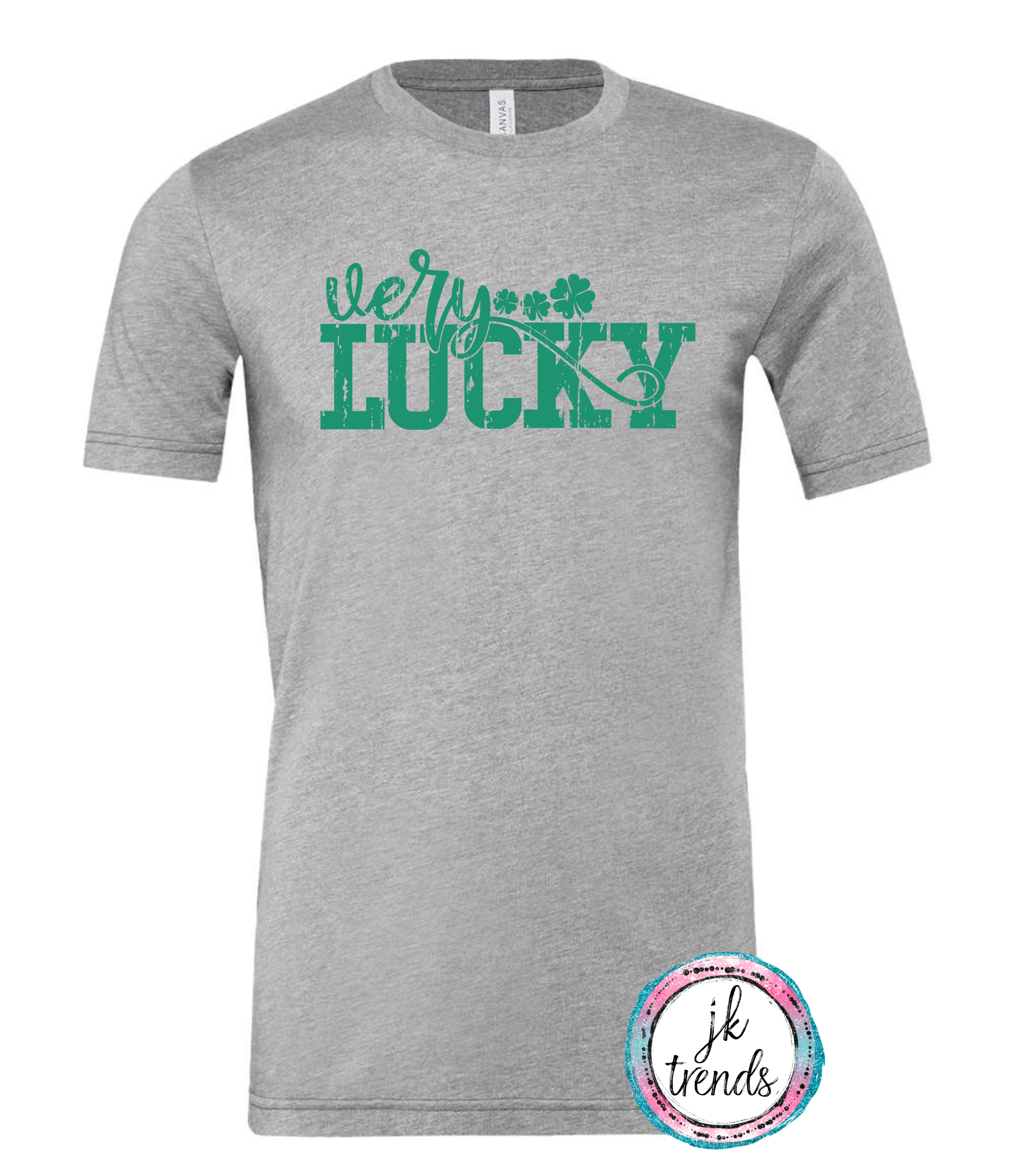Very Lucky St Patrick's Day ADULT SHORT SLEEVE Bella Canvas