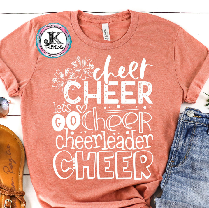 Cheer Cheerleader Subway Shirt Bella Canvas Youth Shirt