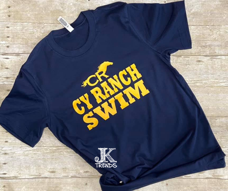 Cy-Ranch Swim Parent, Grandparent, Aunt, Uncle, Sister, Brother, Cousin Bella Canvas Shirt