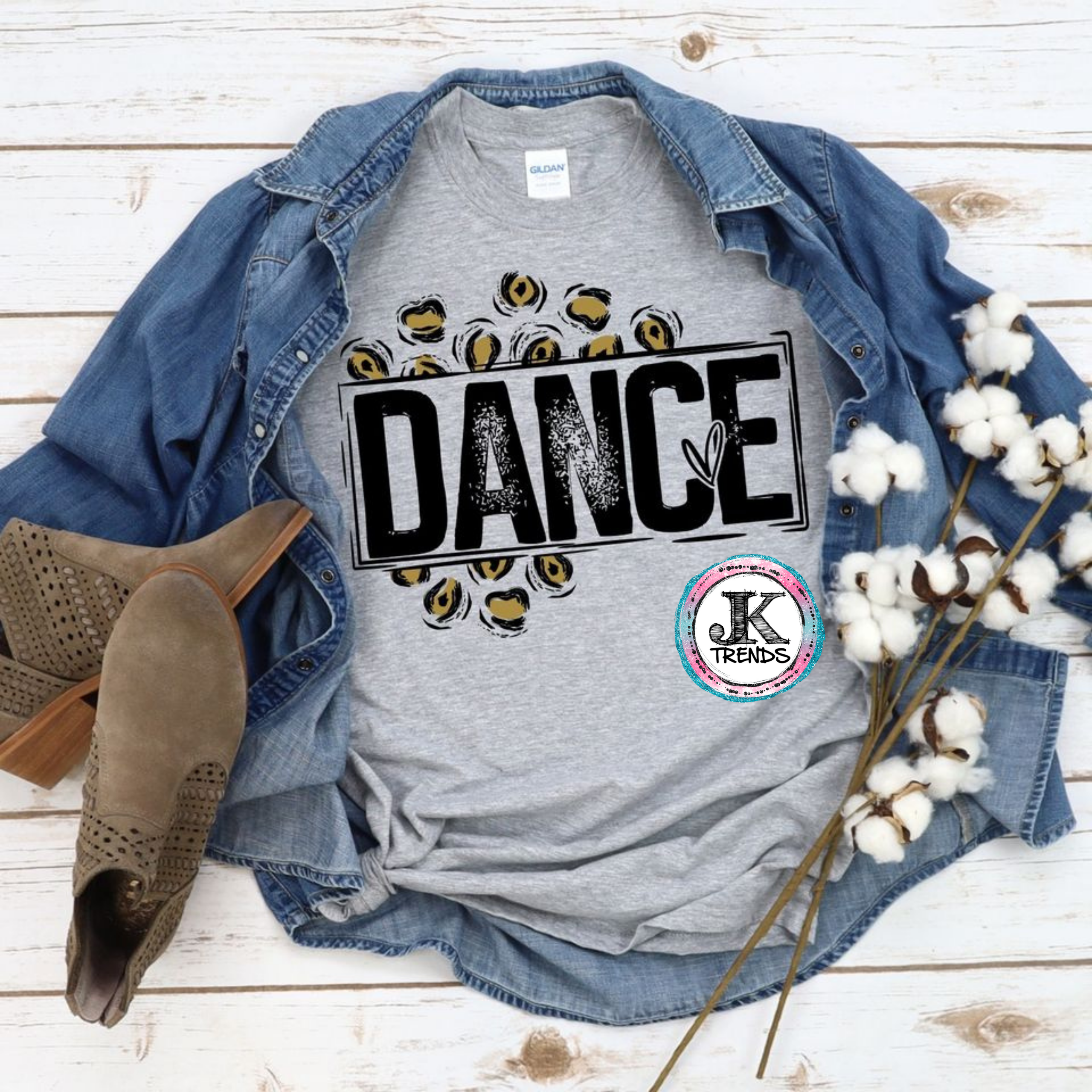 Dance Rose Gold Graphic Shirt Bella Canvas