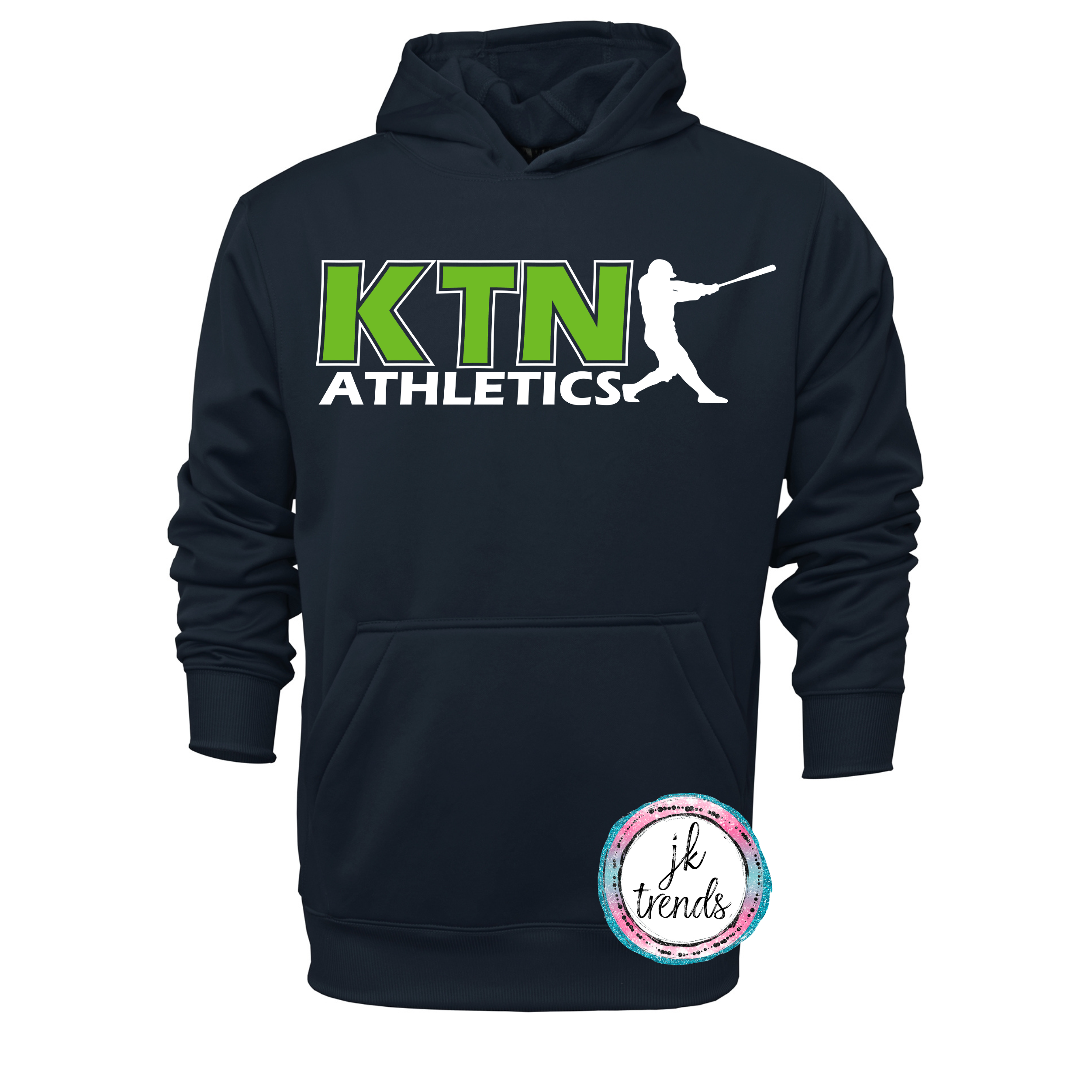 KTN Athletics Baseball YOUTH Performance Pullover Hooded Sweatshirt