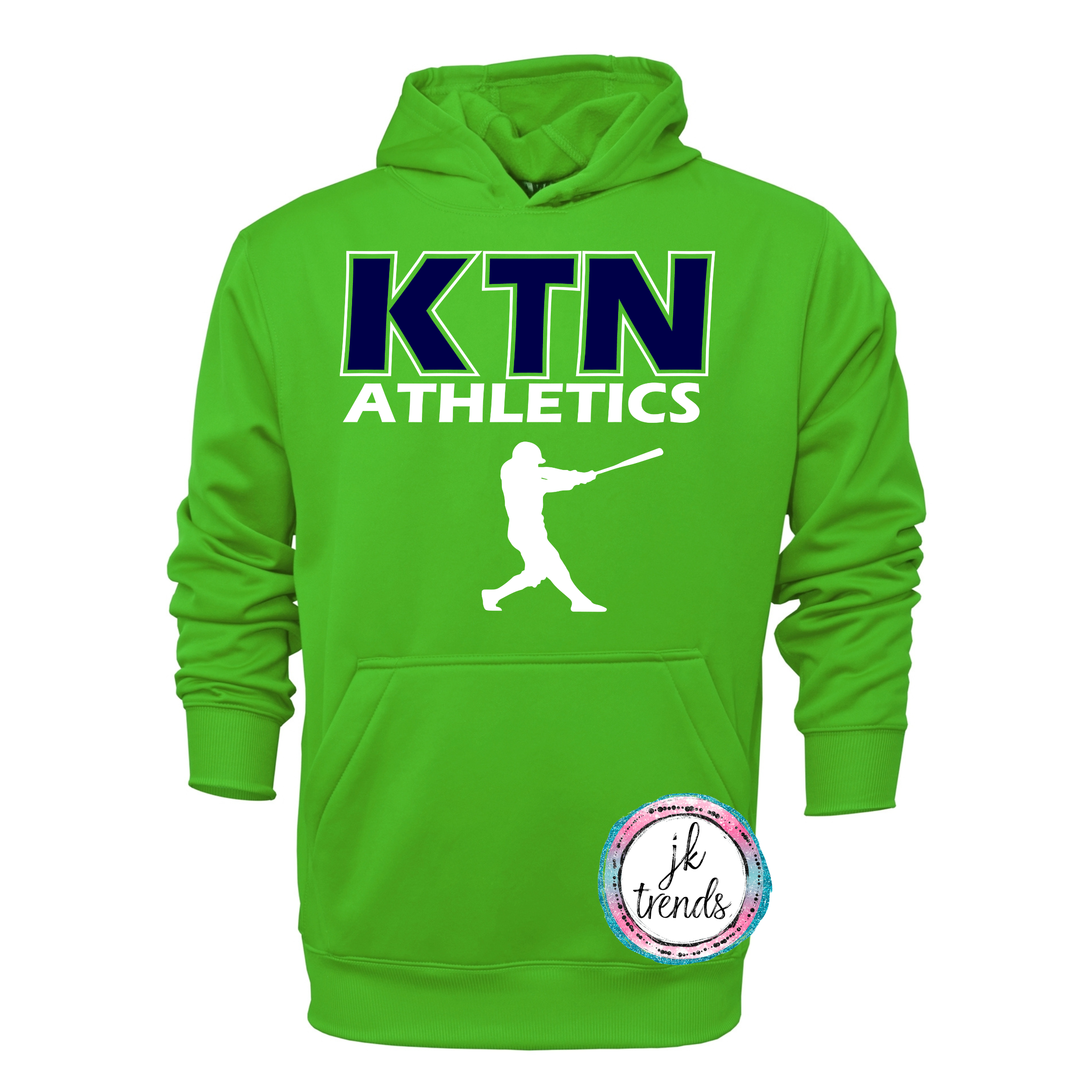 KTN Athletics Baseball YOUTH Performance Pullover Hooded Sweatshirt