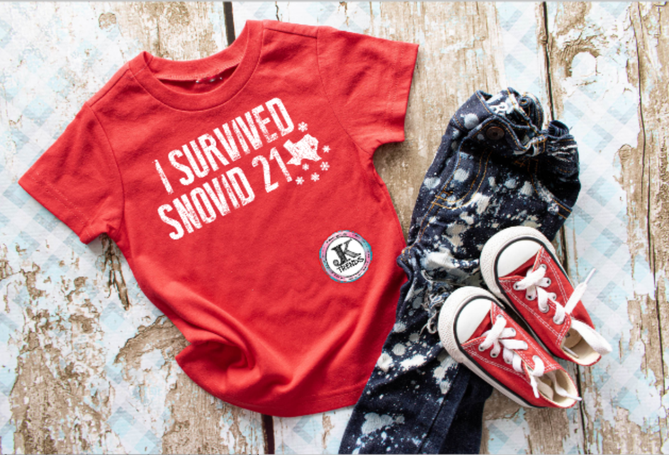 I Survived Snovid 21 Funny Shirt Youth
