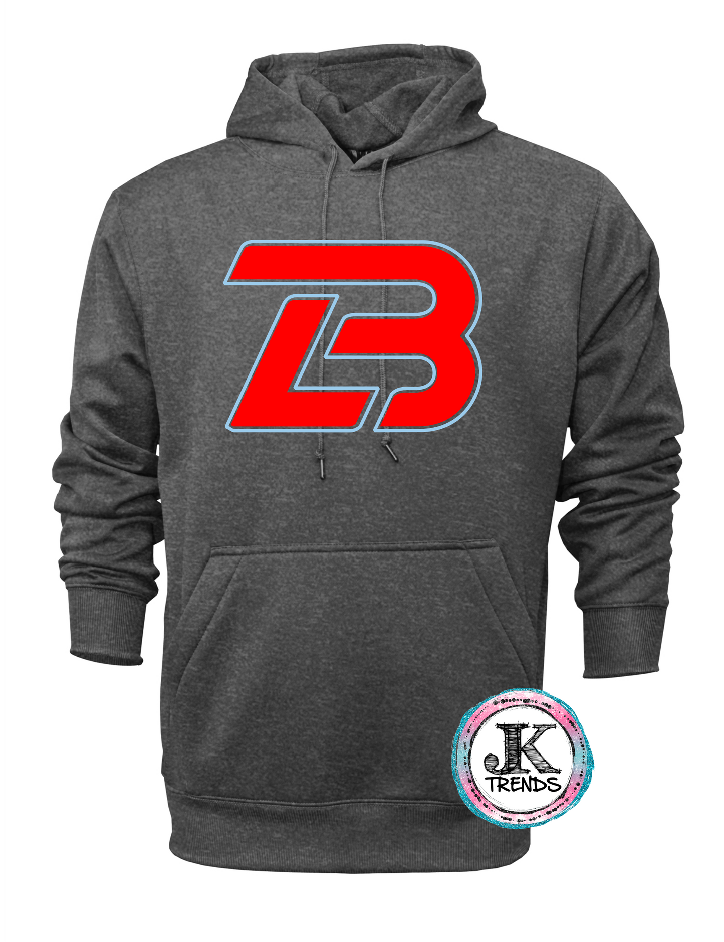 LB Logo of Lonestar Youth & Adult Baseball Performance Hoodie