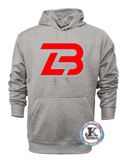 LB Logo of Lonestar Youth & Adult Baseball Performance Hoodie