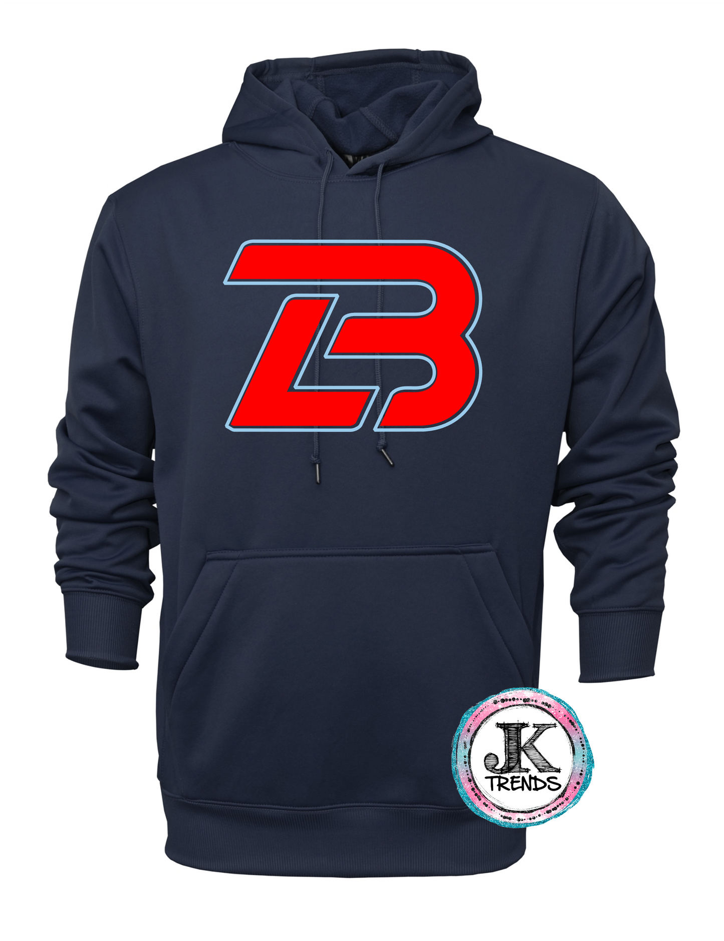 LB Logo of Lonestar Youth & Adult Baseball Performance Hoodie