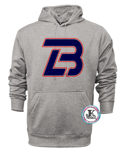 LB Logo of Lonestar Youth & Adult Baseball Performance Hoodie