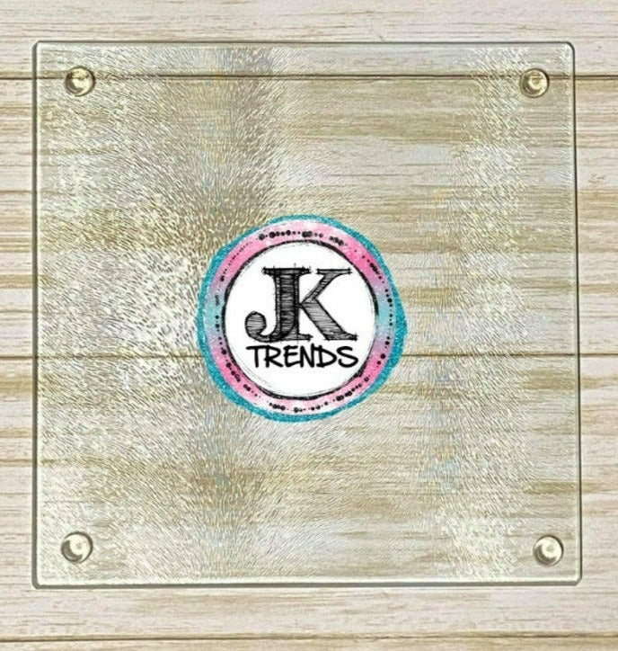 "Good Friends are like Stars" Cutting Board or Trivet - Glass - Wedding - Housewarming - Anniversary - Couples - Gift - Kitchen - Cook