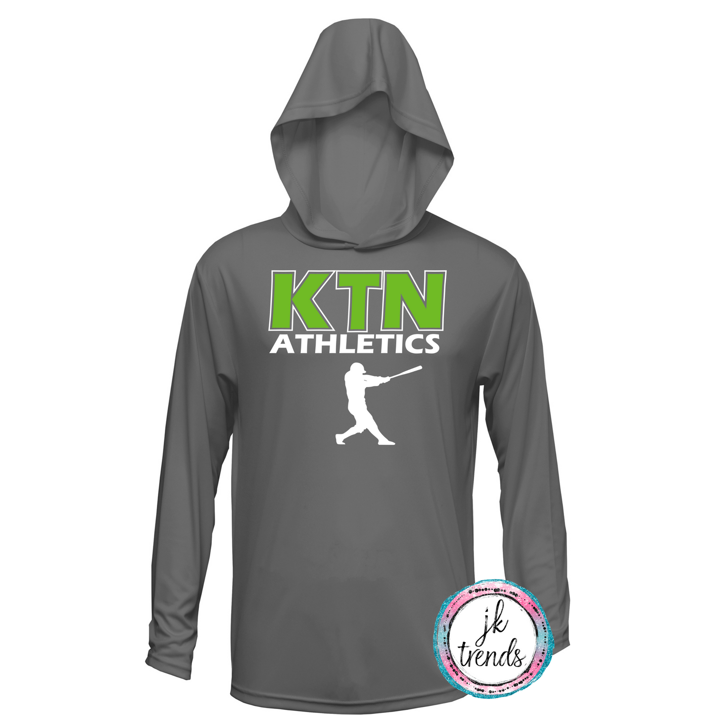 KTN Athletics Baseball Long Sleeve Hooded Dri-Fit Shirt