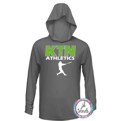 KTN Athletics Baseball Long Sleeve Hooded Dri-Fit Shirt