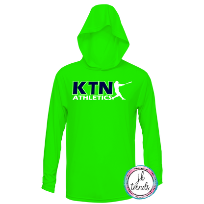 KTN Athletics Baseball Long Sleeve Hooded Dri-Fit Shirt