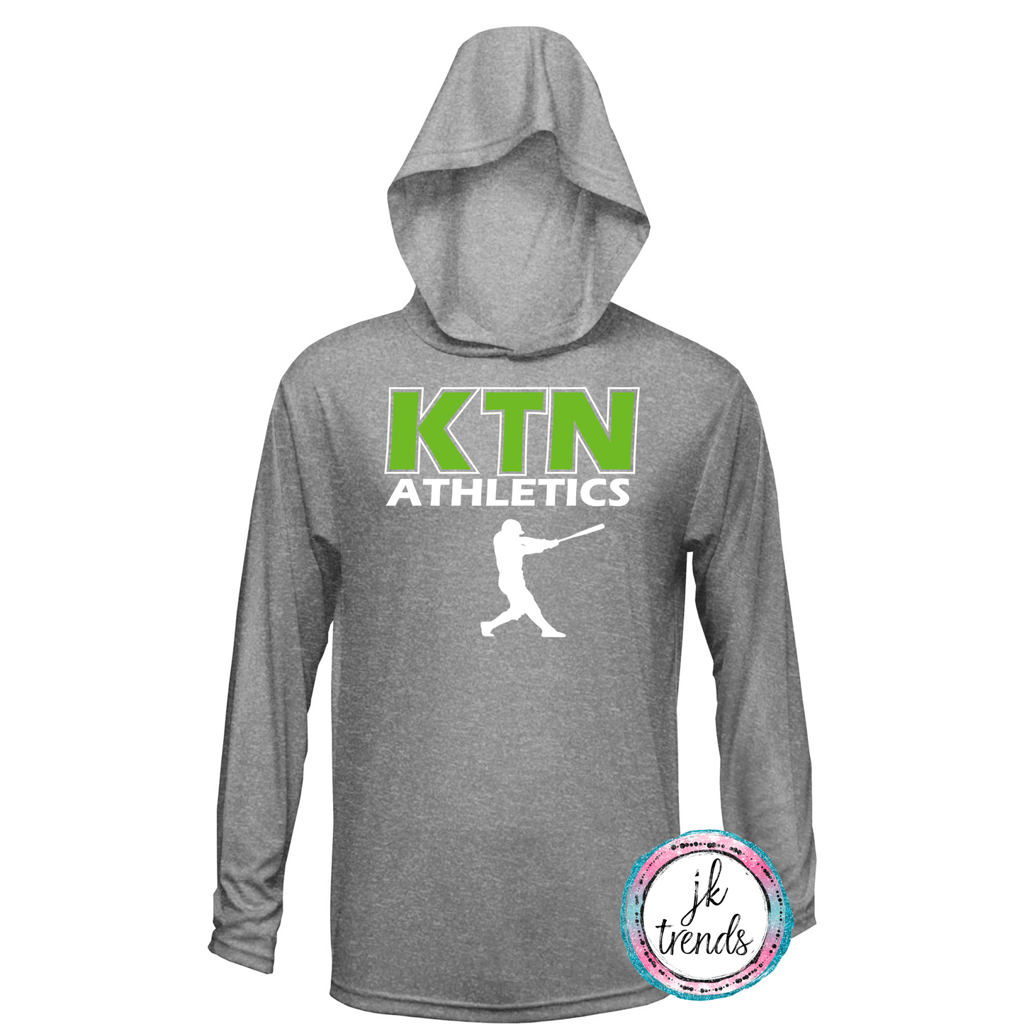KTN Athletics Baseball Long Sleeve Hooded Dri-Fit Shirt