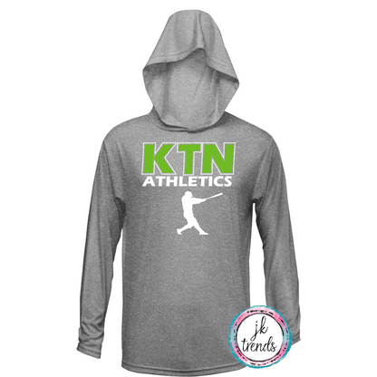 KTN Athletics Baseball Long Sleeve Hooded Dri-Fit Shirt