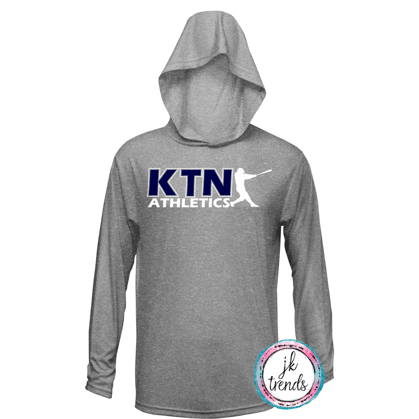 KTN Athletics Baseball Long Sleeve Hooded Dri-Fit Shirt