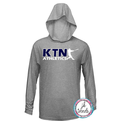KTN Athletics Baseball Long Sleeve Hooded Dri-Fit Shirt