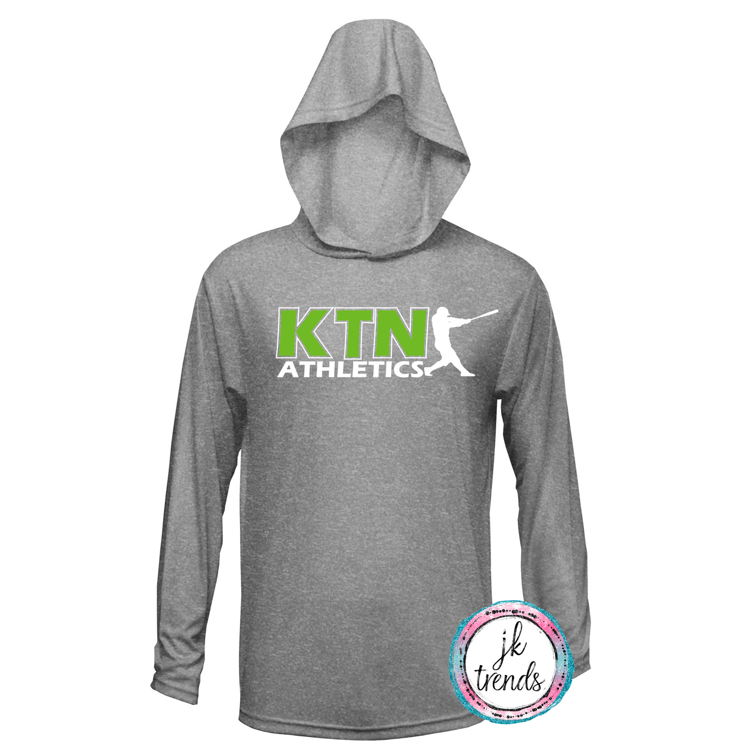 KTN Athletics Baseball Long Sleeve Hooded Dri-Fit Shirt