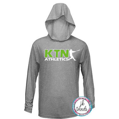 KTN Athletics Baseball Long Sleeve Hooded Dri-Fit Shirt